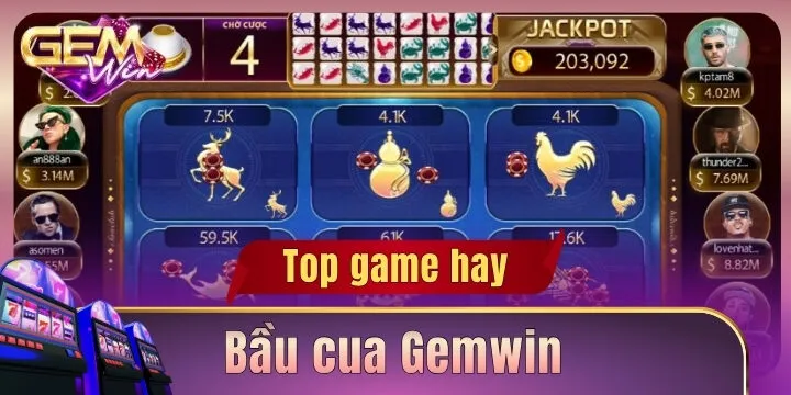 Bầu cua Gemwin - Lắc xúc xắc cộng thêm x9 tiền thưởng