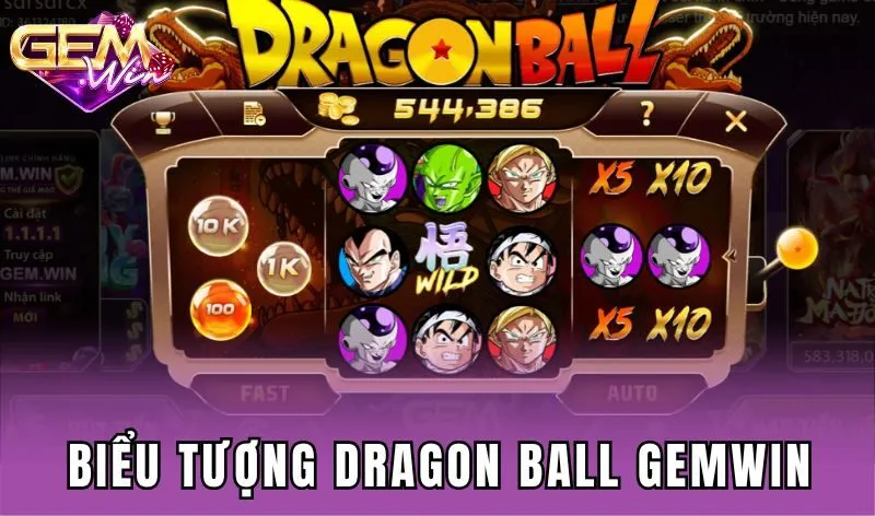 Hệ thống biểu tượng đặc biệt trong Dragon ball Gemwin