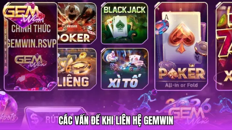 Các vấn đề chính được xử lý nhanh chóng khi liên hệ Gemwin