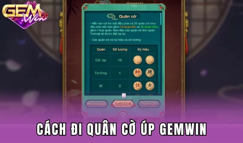 Bàn chơi và cách tham gia Cờ úp Gemwin