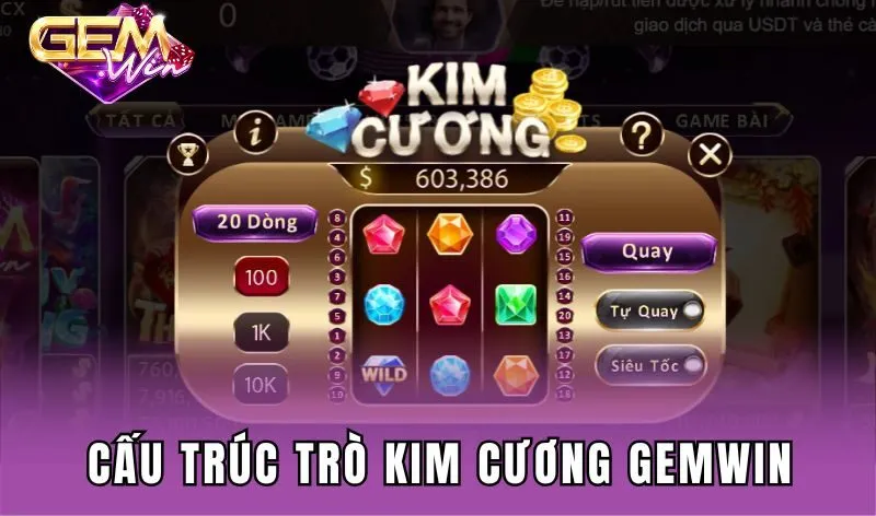 Cấu trúc trò chơi Kim cương Gemwin