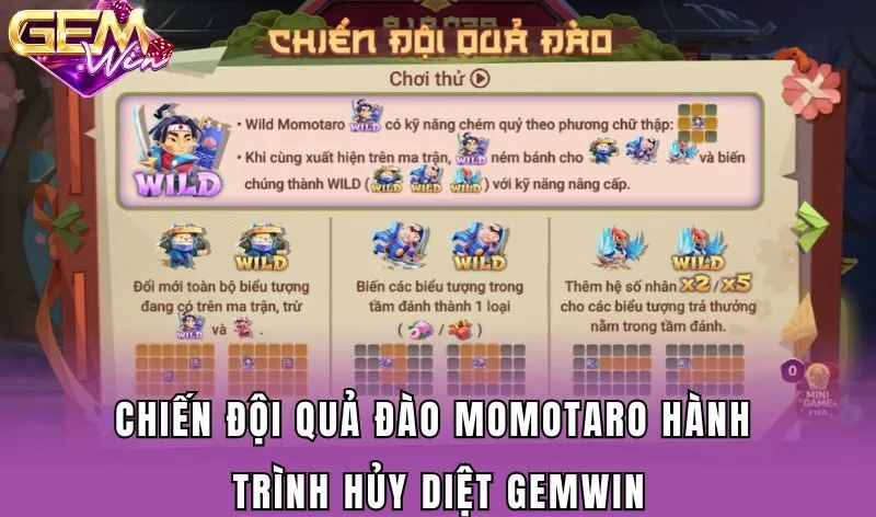 Chiến Đội Quả Đào Momotaro hành trình hủy diệt Gemwin