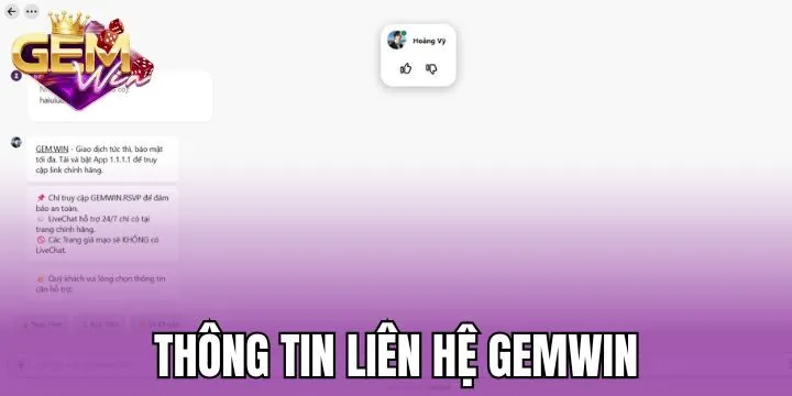 Liên hệ Gemwin giải quyết mọi sự cố trong 1 nốt nhạc