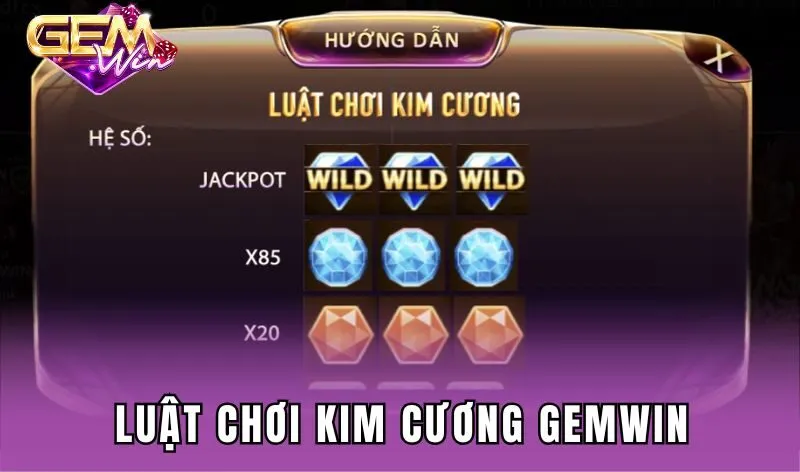 Luật chơi Kim cương Gemwin