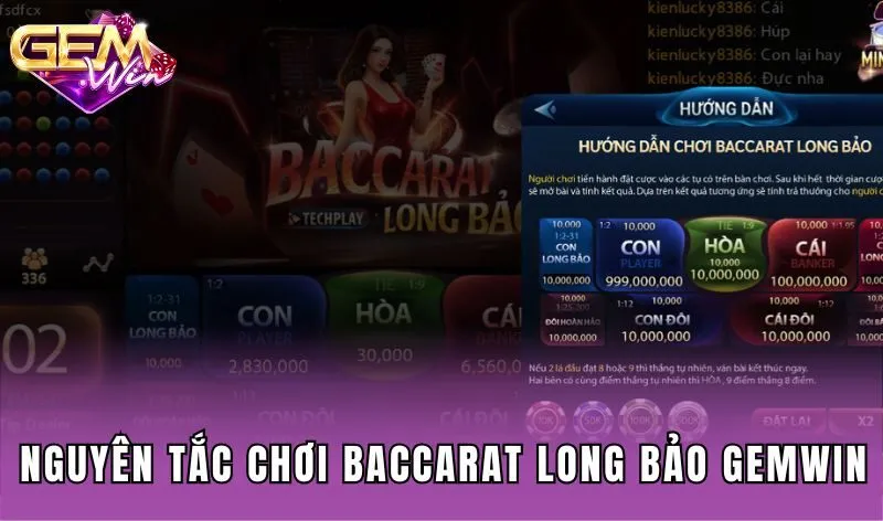 Nguyên tắc vàng khi chơi Baccarat long bảo Gemwin