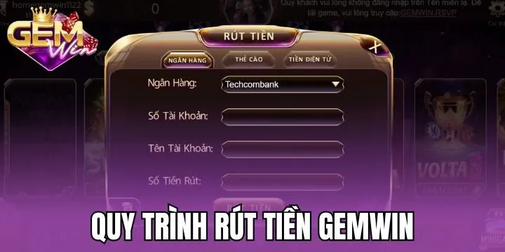 Rút tiền Gemwin chuyển lợi nhuận từ game về tay