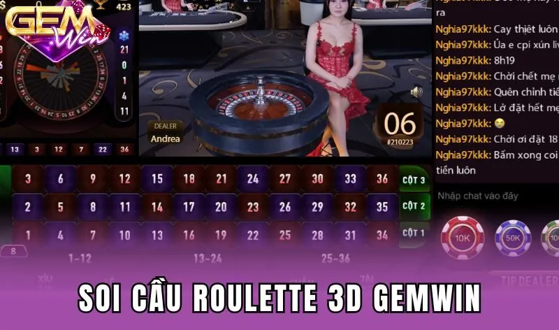 Hướng dẫn soi cầu Roulette 3D Gemwin